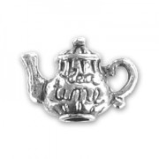 Teapot Charm 15mm Old silver tone x1|raw }}