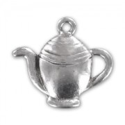 Teapot Charm 20mm Old silver tone x1|raw }}