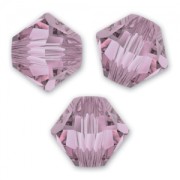 PureCrystal 5328 Crystal Bicones 4mm Crystal Antique Pink x50|raw }}