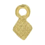 9x5mm Mini Rhombus Charms - Fine Gold Plated x6