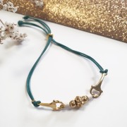 23x10mm Zamac Design connector - Fine Gold plated x1