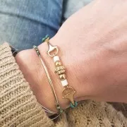 23x10mm Zamac Design connector - Fine Gold plated x1