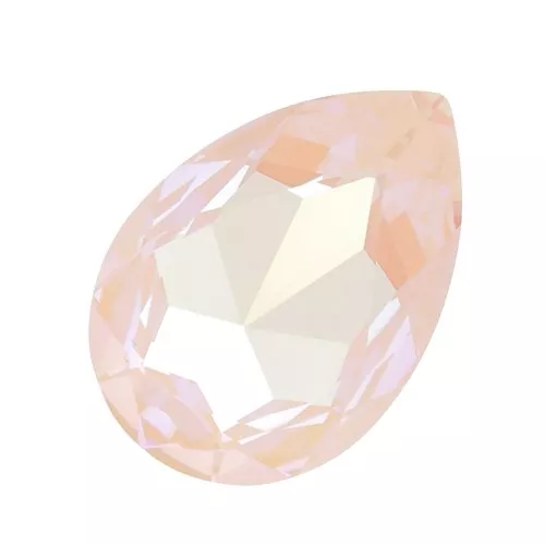 18x13mm PureCrystal 4320 Pear Fancy Stone - Crystal Ivory Cream Delite x1