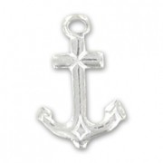 925 Silver Charm anchor 15mm x1|raw }}