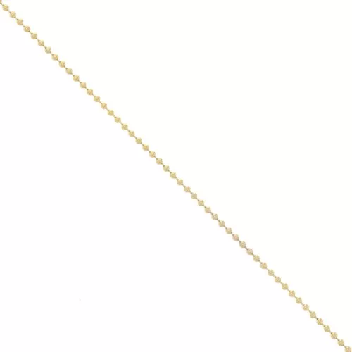2MM BALL CHAIN - GOLD PLATED 3 MICRONS X50CM