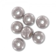 Preciosa Seed Beads 6/0 4 mm - Luster Grey x 20 g