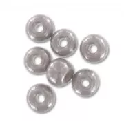 Preciosa Seed Beads 6/0 4 mm - Luster Grey x 20 g