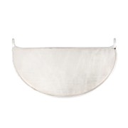 33x19mm 925 Sterling Silver Gemstone connector - Moonstone x1