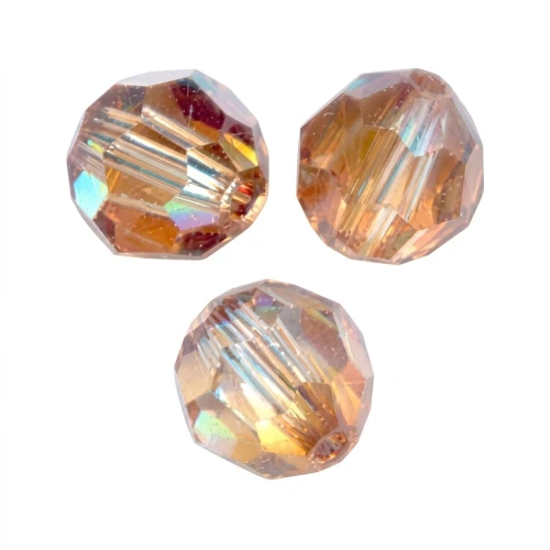 Round bead PureCrystal 5000 8 mm - Crystal Copper x1