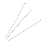 30x08mm Stainless steel Head pins x10