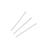 20x0.7mm Stainless steel Head pins x10