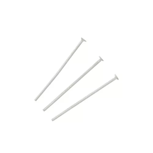 20x0.7mm Stainless steel Head pins x10