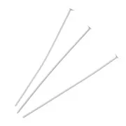 35x0.6mm Stainless steel Head pins x10