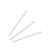 30x0.6mm Stainless steel 304L Head pins x10