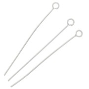 40x0.7mm Stainless steel Eye pins x10|raw }}