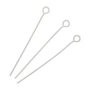 35x0.7mm Stainless steel Eye pins x10|raw }}