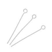30x0.7mm Stainless steel Eye pins x10|raw }}