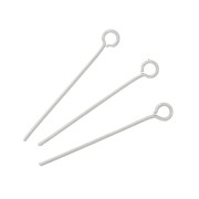 25x0.7mm Stainless steel Eye pins x10|raw }}