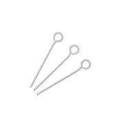 20x0.7mm Stainless steel Eye pins x10
