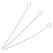 40x0.6mm Stainless steel Eye pins x10|raw }}