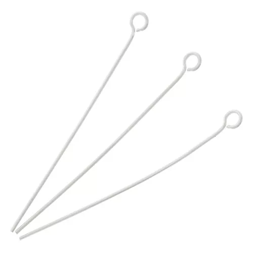 40x0.6mm Stainless steel Eye pins x10