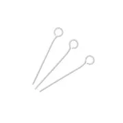 20x0.6mm Stainless steel Eye pins x10