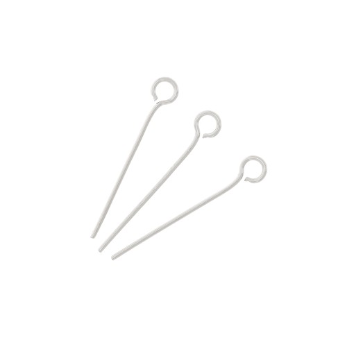 20x0.6mm Stainless steel Eye pins x10