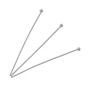 40x0.7mm Stainless steel ball pins x10