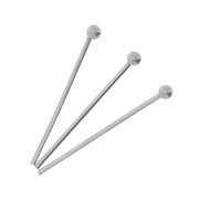 20x0.7mm Stainless steel ball pins x10|raw }}