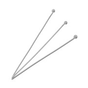 Ball head nails 40x0.6 mm - 304 stainless steel x10