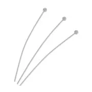 35x0.6mm Stainless steel ball pins x10