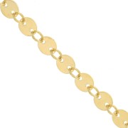 4mm Gold filled Fancy disc Chain x20cm