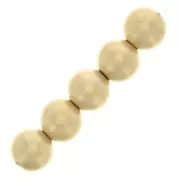 5mm Gold filled Round beads - satin x5