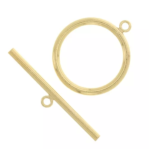 20mm Gold filled T clasp x1