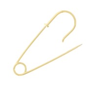 31x10mm Gold filled Safety pin - pin x1
