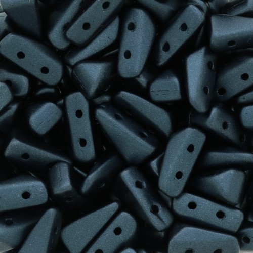 5x8mm Vexolo Glass beads - Pastel Pétrol x30