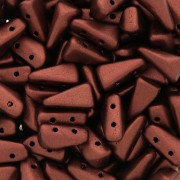 5x8mm Vexolo Glass beads - Copper x30