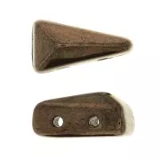 5x8mm Vexolo Glass beads - Gold Bronze x30