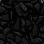 5x8mm Vexolo Glass beads - Jet x30