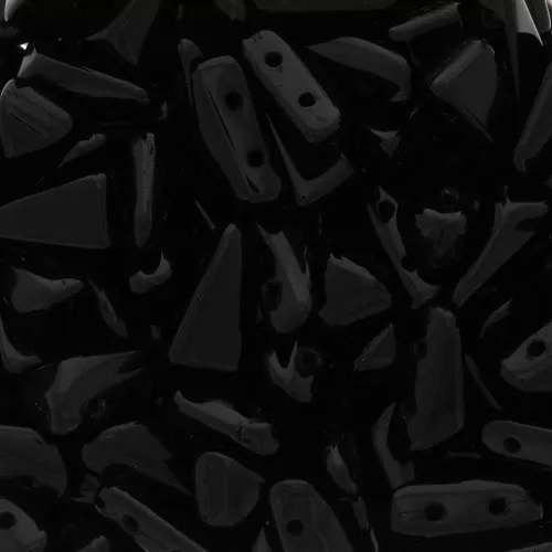 5x8mm Vexolo Glass beads - Jet x30