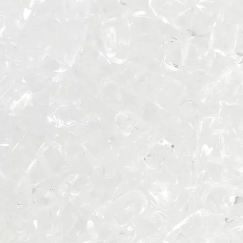 5x8mm Vexolo Glass beads - Crystal x30