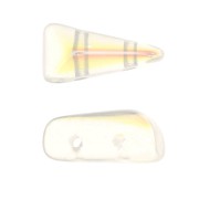 5x8mm Vexolo Glass beads - Crystal AB x30