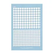 74x105mm Moiko Silk Screen for polymer clay - Vichy Tiles design Fancy Puppet x1