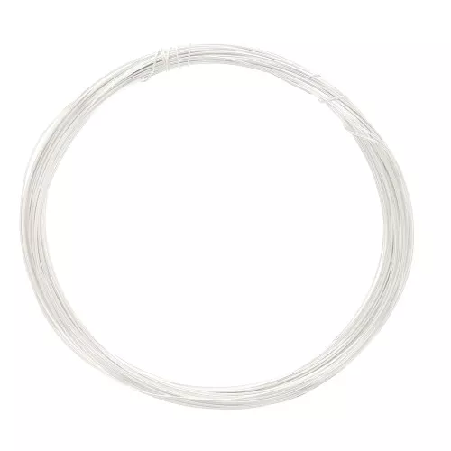 0.4mm Silver filled 999 Flexible wire x10m
