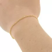 1.8mm Gold filled Rope mesh Chain x50cm