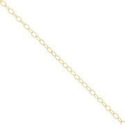4mm Gold filled cable mesh chain x 20cm