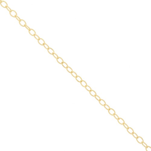 4mm Gold filled cable mesh chain x 20cm