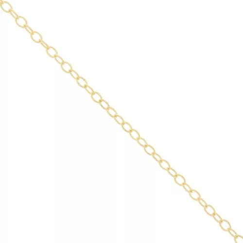 4mm Gold filled cable mesh chain x 20cm