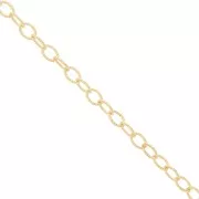 4mm Gold filled cable mesh chain x 20cm