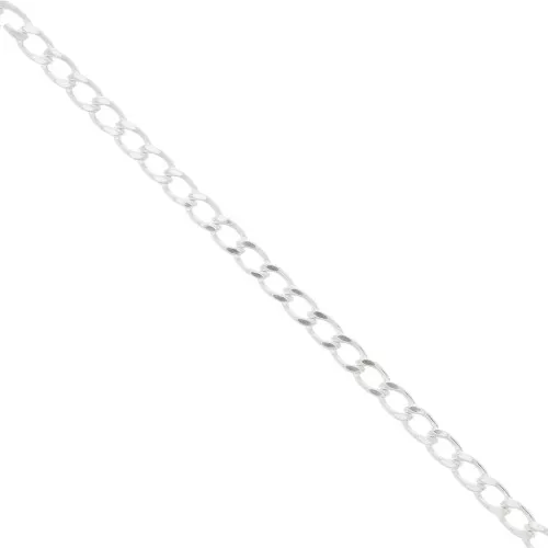 5mm 925 Sterling Silver Curb Chain x 20cm